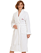 Ladies Cotton Bathrobe White
