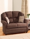 Chadderton Two Seater Settee - Chocolate