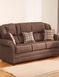 Chadderton Three Seater Settee - Chocolate