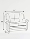 Chadderton Two Seater Settee Plus One Chair - Chocolate