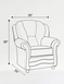 Chadderton Two Seater Settee Plus One Chair - Chocolate