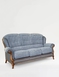 Queen Anne 3 Seater - Charcoal