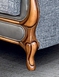 Queen Anne 3 Seater - Charcoal
