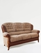Queen Anne 3 Seater - Mink