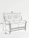 Queen Anne Suite - Two Seater Plus One Chair - Charcoal