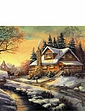 Cottages Through The Seasons 4 x 1000 Piece Jigsaw Set - Multi