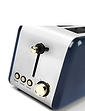 Salter 2 Slice Blue and Gold Toaster