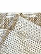 Indoor Outdoor Country Tile Flatweave Rug - Natural