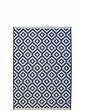 Indoor Outdoor Country Tile Flatweave Rug - Navy