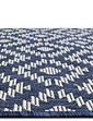 Indoor Outdoor Country Tile Flatweave Rug - Navy