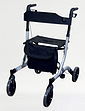 Ultra Lightweight Folding Rollator - Grey