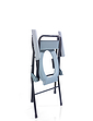 Folding Commode Chair - Grey