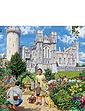 Gibsons Day Trip To Arundel 4 x 500pc Jigsaw Puzzle Set - Multi