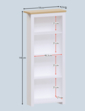 Arlington Bookcase - White