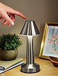 LED Rechargeable Touch Table Lamp - Silver