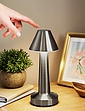 LED Rechargeable Touch Table Lamp - Silver