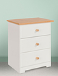 Colorado 3 Drawer Chest - White