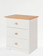 Colorado 3 Drawer Chest - White