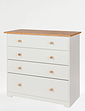 Colorado 4 Drawer Chest - White