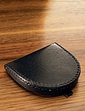 Leather Coin Purse - Black