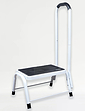 Step Stool With Handrail - White