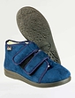 Wide Fit Fleece Lined Bootie Slipper - Navy