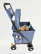 Sovereign Trolley with Seat and Backrest - Blue