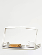 One Handle Tray - White