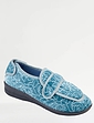 Multi Adjustable Wide Fit Slipper - Teal