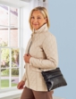 Cross Over Leather Bag - Black