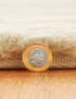 Luxe Larger Size Faux Fur Rug - Natural