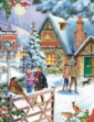 House of Puzzles Let it Snow 500 Piece Set of 4 Jigsaws - Multi