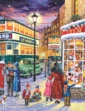 House of Puzzles Christmas Shopping 500 Piece Set of 4 Jigsaws - Multi
