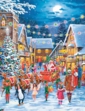 House of Puzzles Christmas Shopping 500 Piece Set of 4 Jigsaws - Multi