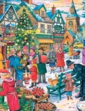 House of Puzzles Christmas Shopping 500 Piece Set of 4 Jigsaws - Multi