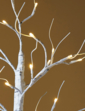 Christmas White Birch Tree - White