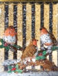 Bird Cage With Light and Glitter - Multi