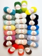 25 Piece Polyester Chenille Knitting Bales - Multi