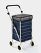 4 Wheel Shopping Trolley - Navy