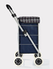 4 Wheel Shopping Trolley - Navy