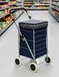 4 Wheel Shopping Trolley - Navy