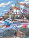 House of Puzzles Days at the Dock 4 x 500 Piece Jigsaw Set - Multi