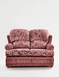 Chorlton Two Seater Settee - Rose