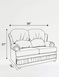 Chorlton Two Seater Settee And Chair Suite - Green