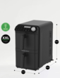 Hamilton Beach 11L Dual Drawer Air Fryer - Black