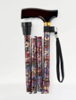 Mens Set of 2 Walking Sticks - Multi