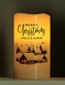 LED Christmas Pillar Candle - Cream