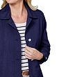 Blouson Jacket With Piping - Navy