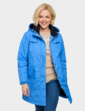 Fleece Lined Waterproof Fabric Jacket 36 Inch - Blue