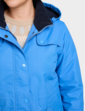 Fleece Lined Waterproof Fabric Jacket 36 Inch - Blue